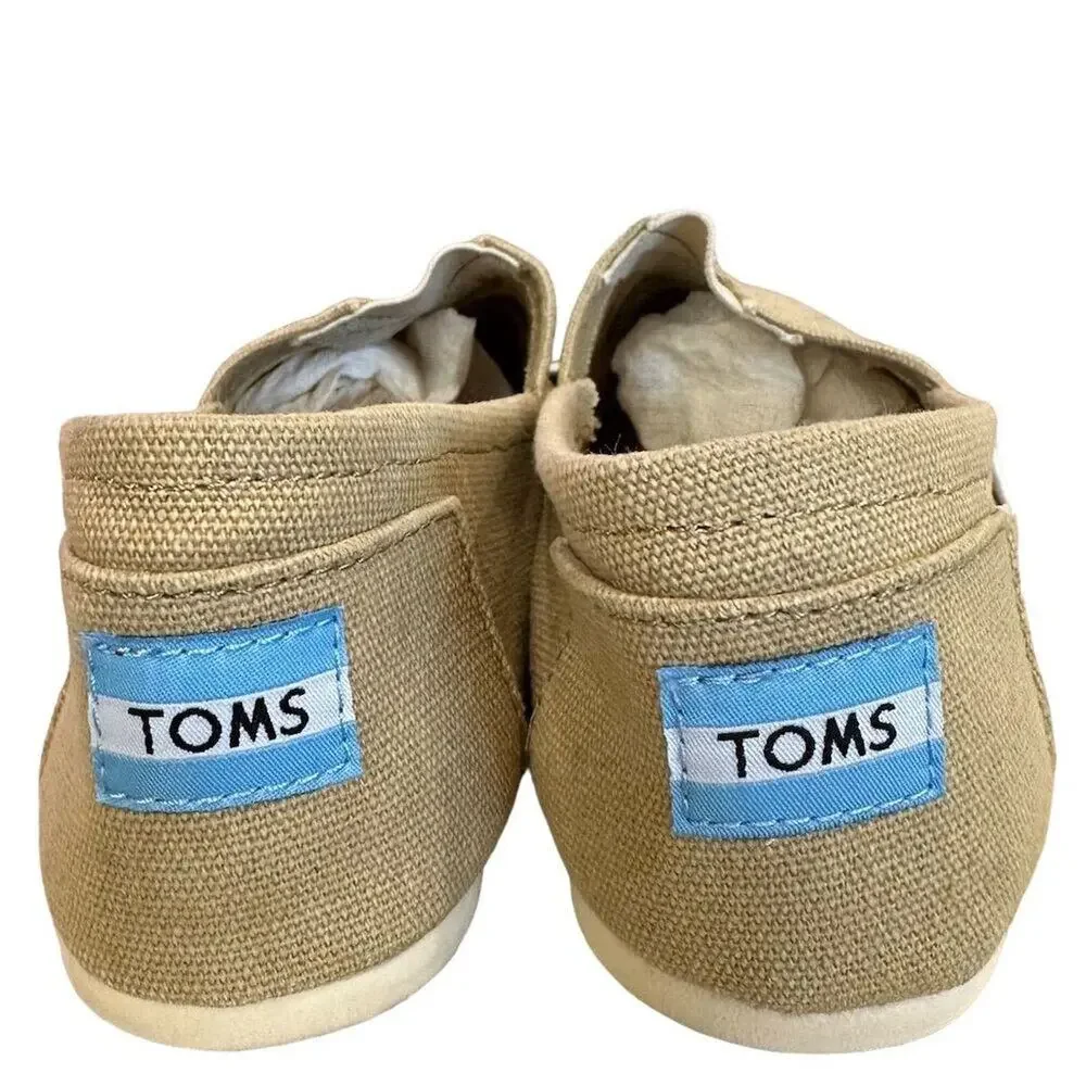 TOMS Women's‎ Alpargata Slip-On Shoes Beige Size 8 Casual Flats - Picture 8 of 12